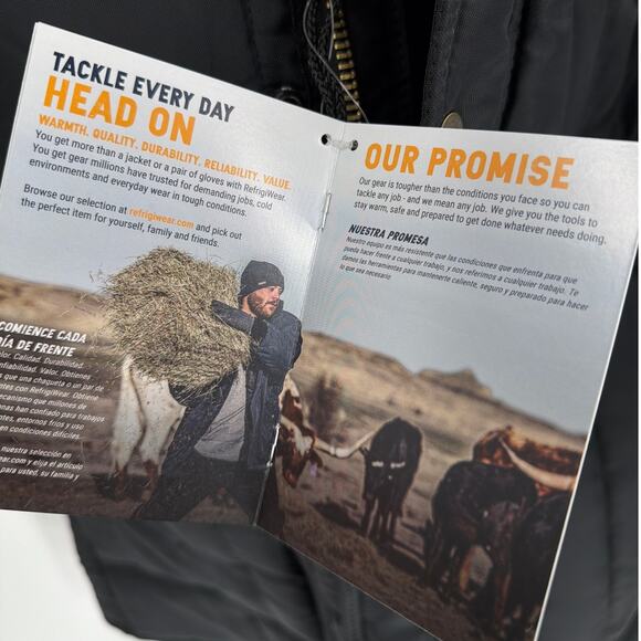 RefrigiWear Men's Navy Iron-Tuff Ice Parka Jacket Size M Regular - Picture 10 of 12